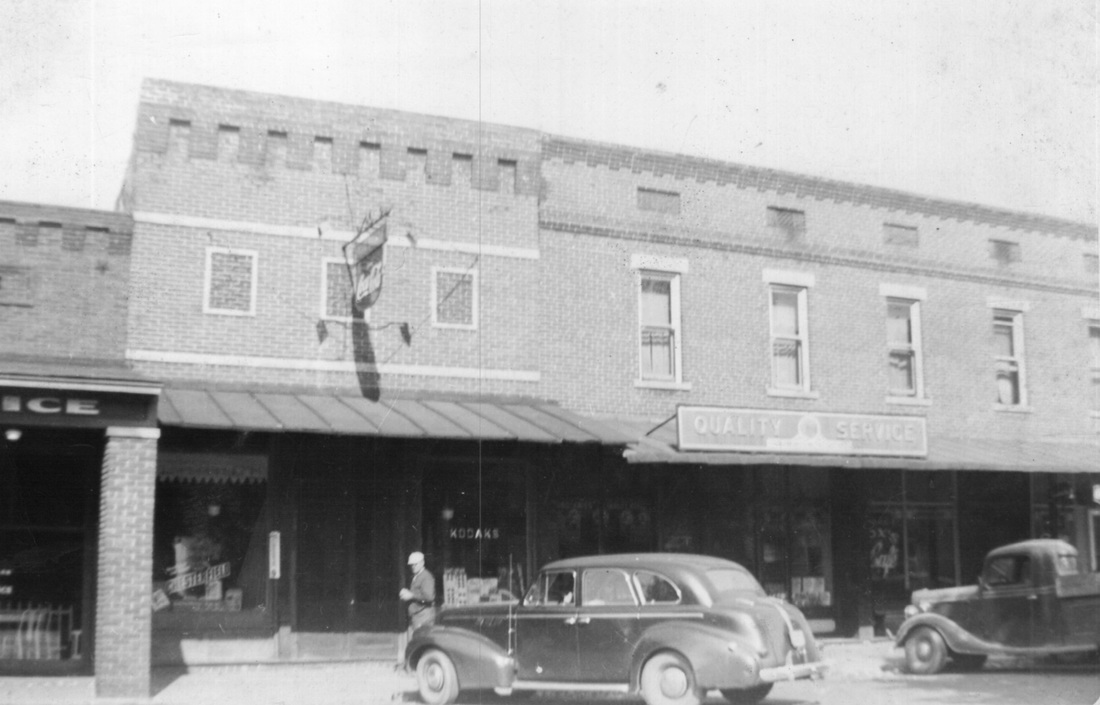 North side of W. Main St. 1940's.