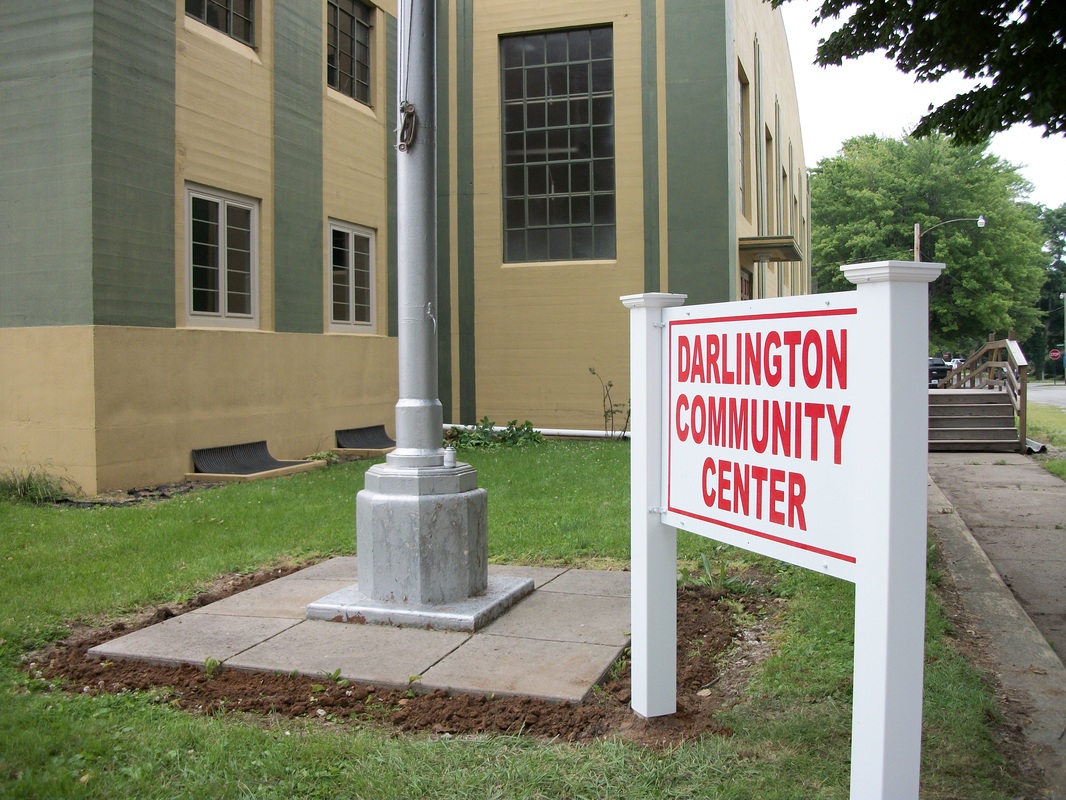 Darlington Community Center Sign