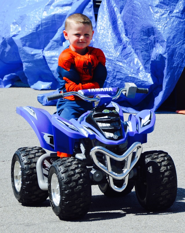 boy on four wheeler