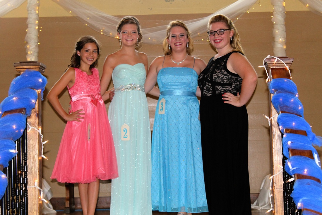 Jr Miss Darlington pageant winners left to right: Jr Miss Directors Choice, Jr Miss Photogenic, and Jr Miss Darlington: Shelby Greene. Jr Miss Congeniality: Ashlynn Anderson. Jr Miss 2nd runner up: Kamdyn Patton. Jr Miss 1st runner up: Sydney Spencer. Aug